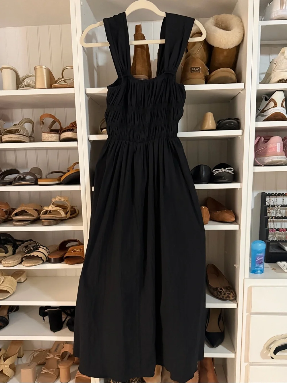 Pomander Place Tuckernuck Black Smocked Noah Dress - Picture 4 of 5
